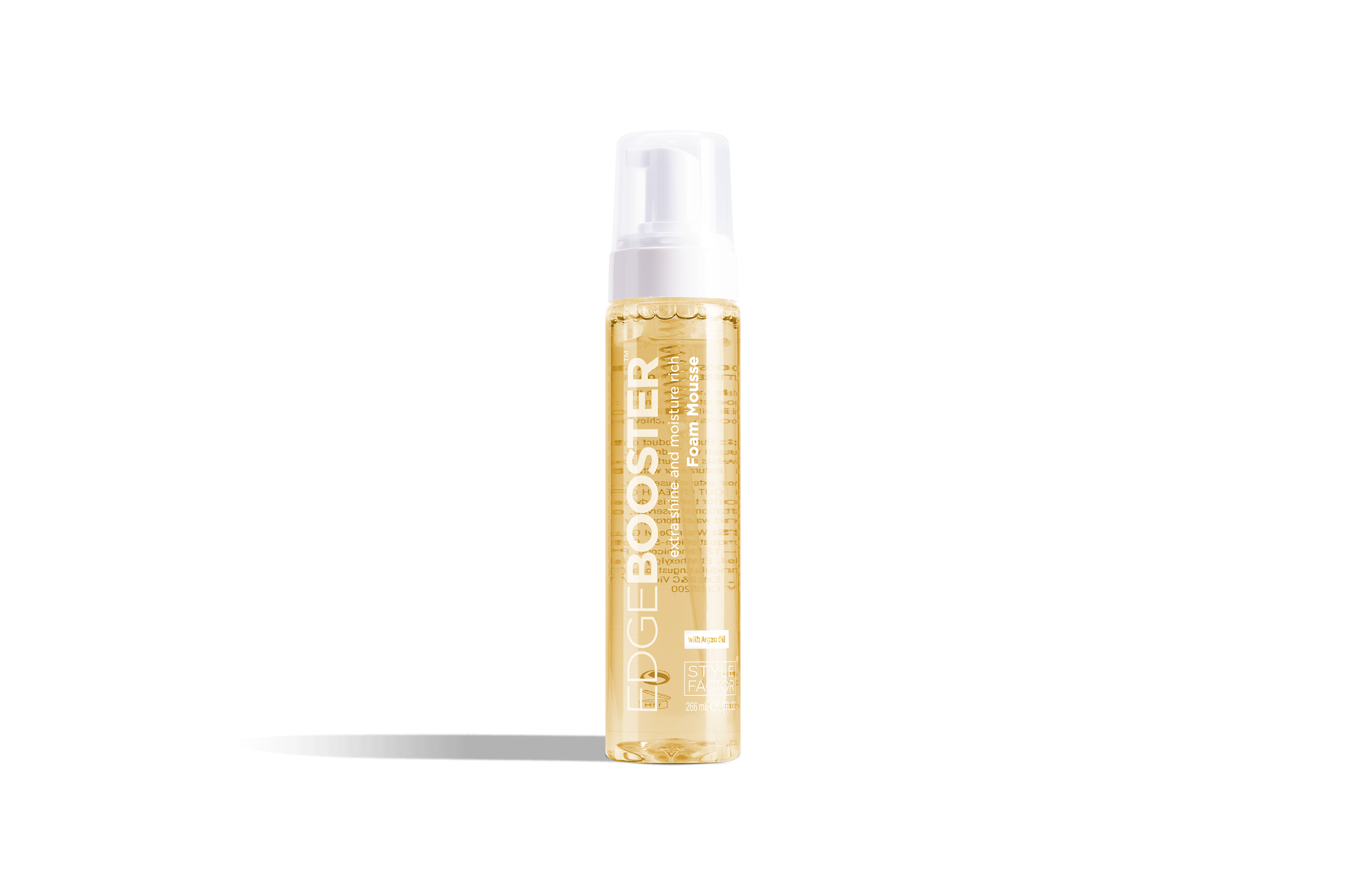 EDGE BOOSTER Extra Shine and Moisture Rich Foam Mousse – Style Factor EDGE BOOSTER Extra Shine and Moisture Rich Foam Mousse – Style Factor