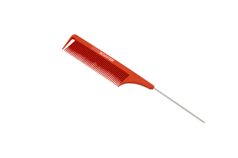Anti-Static Pin Tail Styling Comb Orange Red
