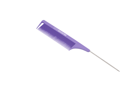 Anti-Static Pin Tail Styling Comb Purple