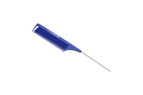 Anti-Static Pin Tail Styling Comb Blue