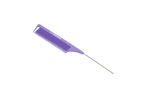 Anti-Static Pin Tail Styling Comb Purple