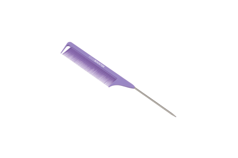 Anti-Static Pin Tail Styling Comb Purple