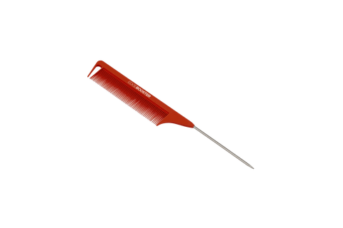 Anti-Static Pin Tail Styling Comb Red