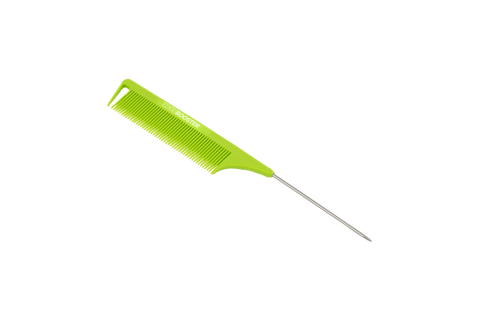 Anti-Static Pin Tail Styling Comb Green