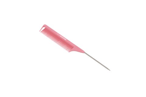 Anti-Static Pin Tail Styling Comb Pink