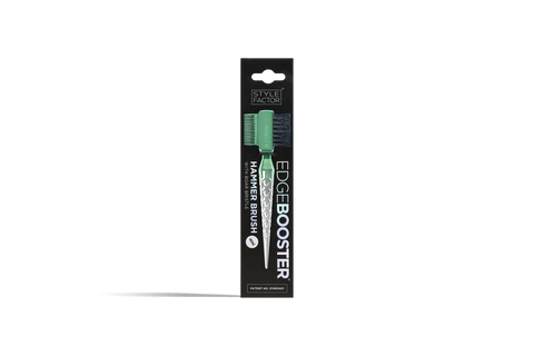 Hammer Brush mini Green Beryl/Silver