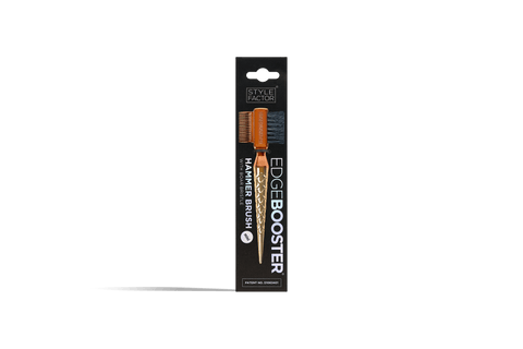 Hammer Brush mini Orange/Gold